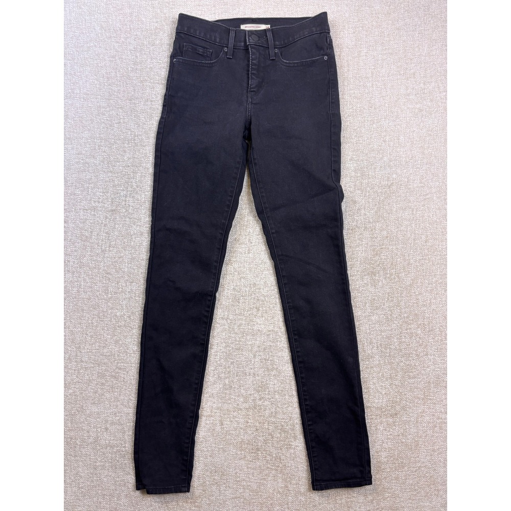 Levis 311 Shaping Skinny Jeans Black Denim Size 24